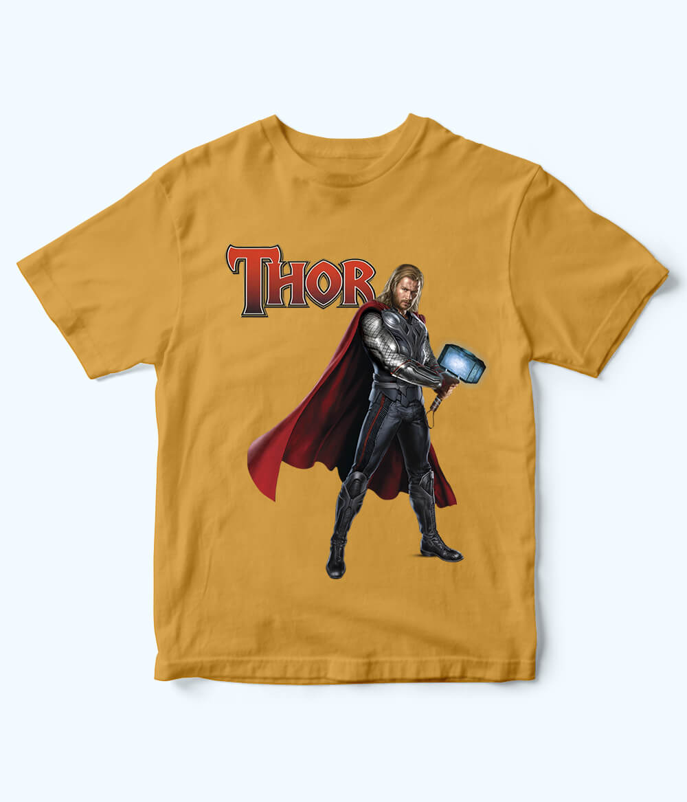 Boys Thor Mustard Shirt