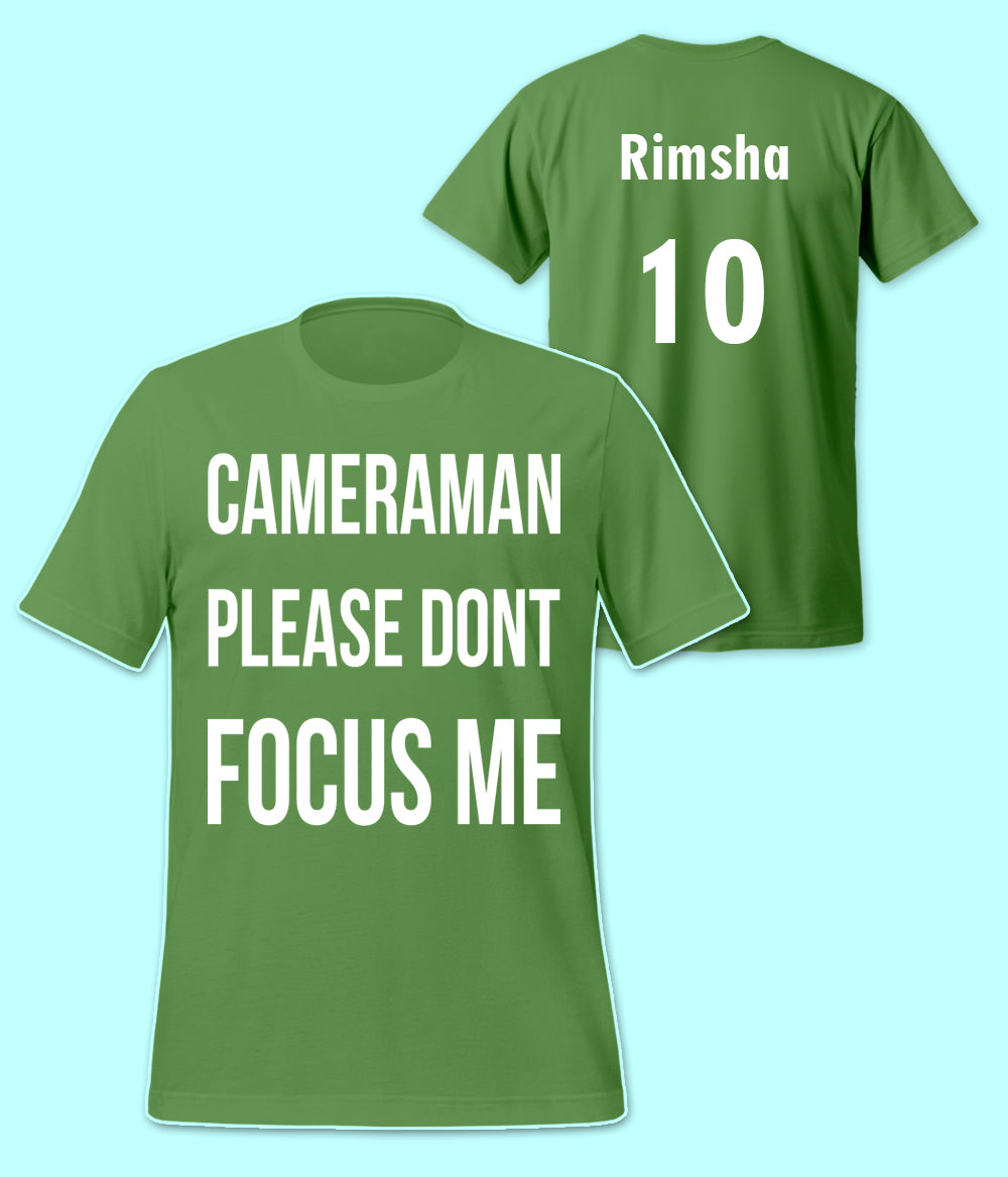 Camera man focus me T-Shirt