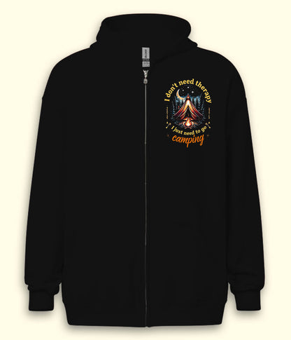 Camping Life Zipper Hoodie (Unisex)