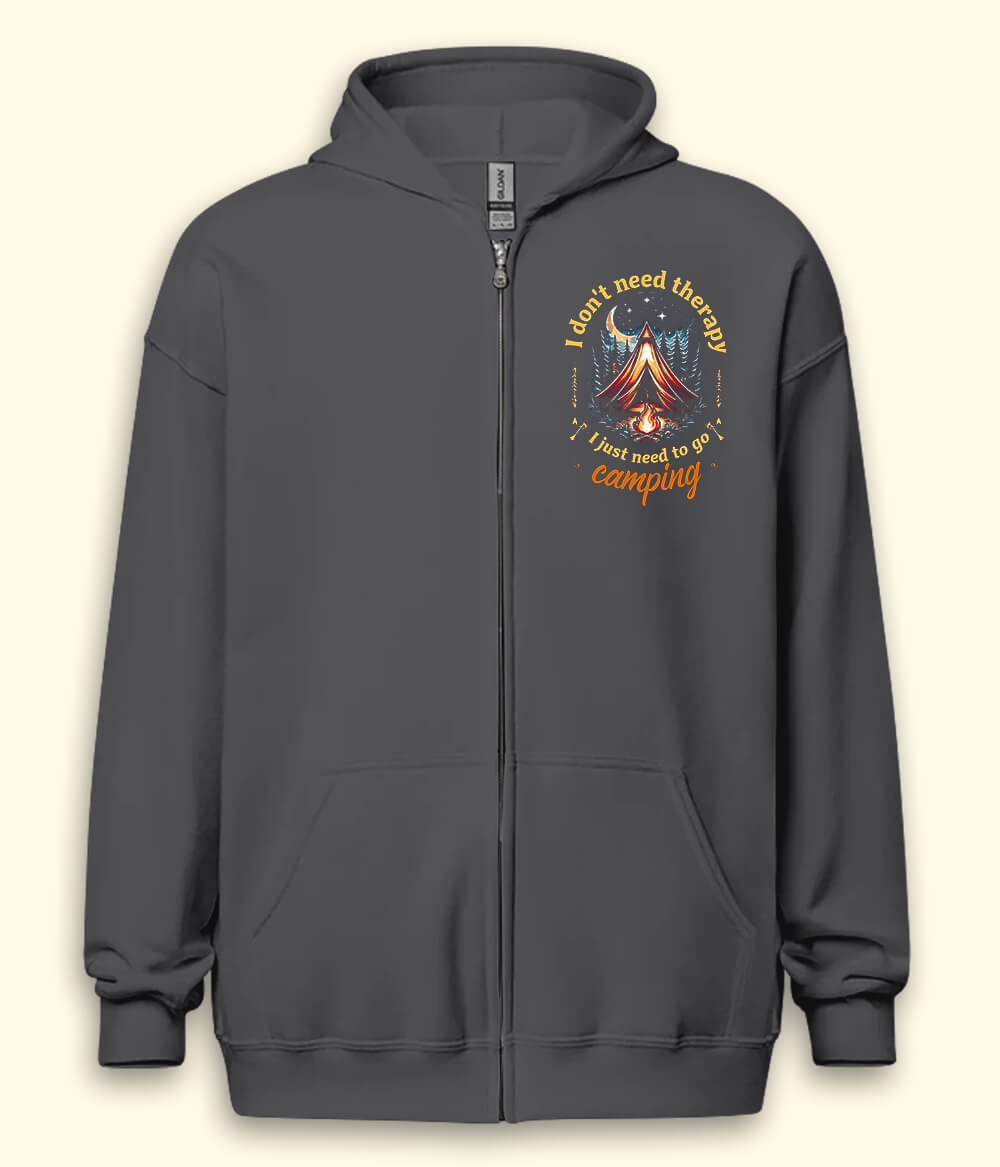Camping Life Zipper Hoodie (Unisex)