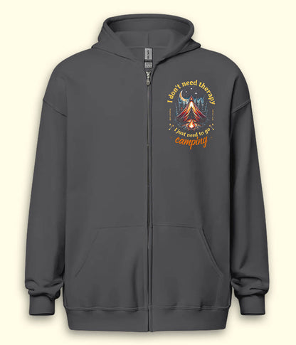 Camping Life Zipper Hoodie (Unisex)