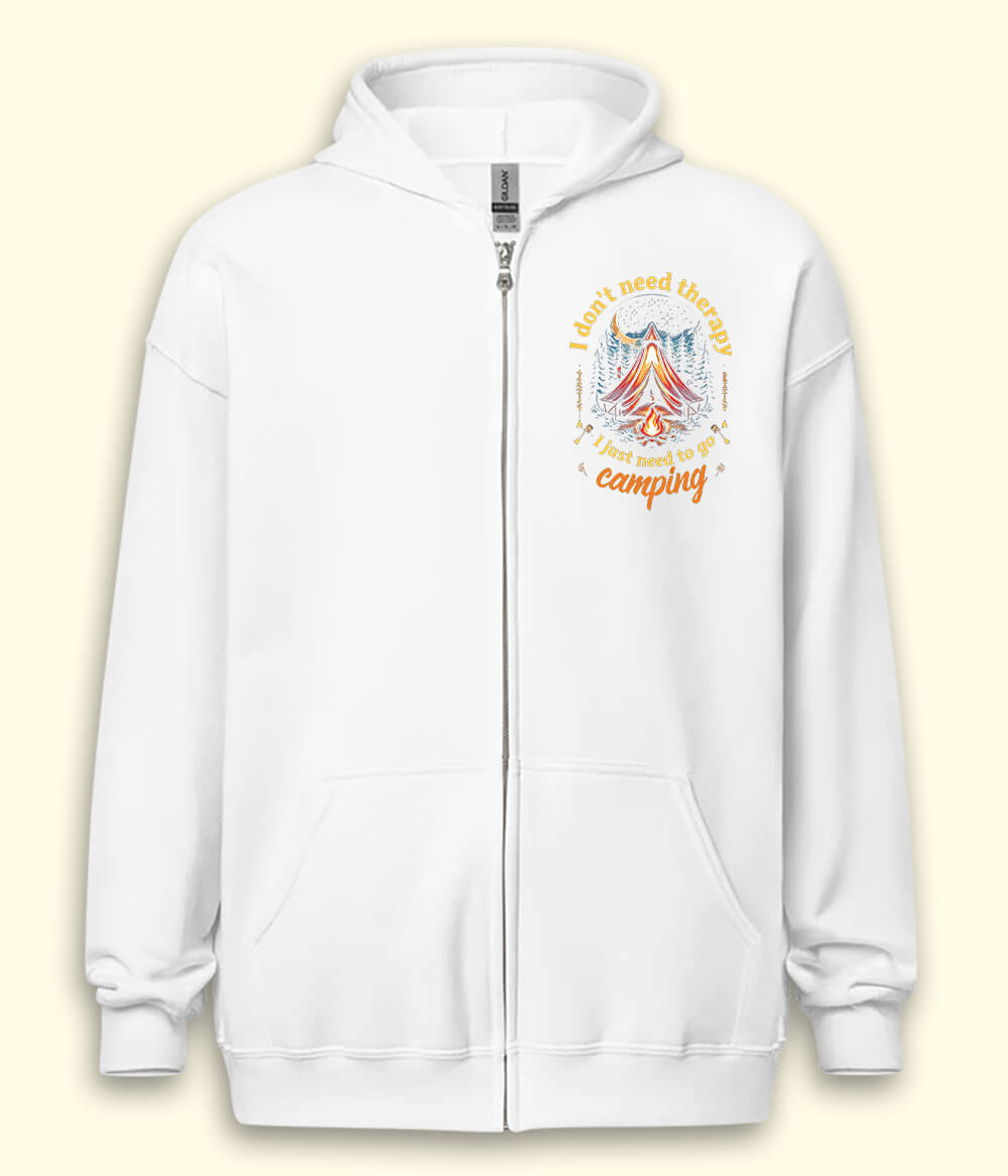 Camping Life Zipper Hoodie (Unisex)
