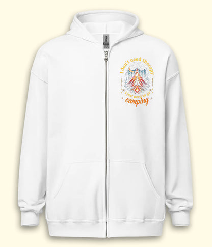 Camping Life Zipper Hoodie (Unisex)