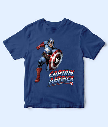 Captain America Kids Royal Blue T-Shirt
