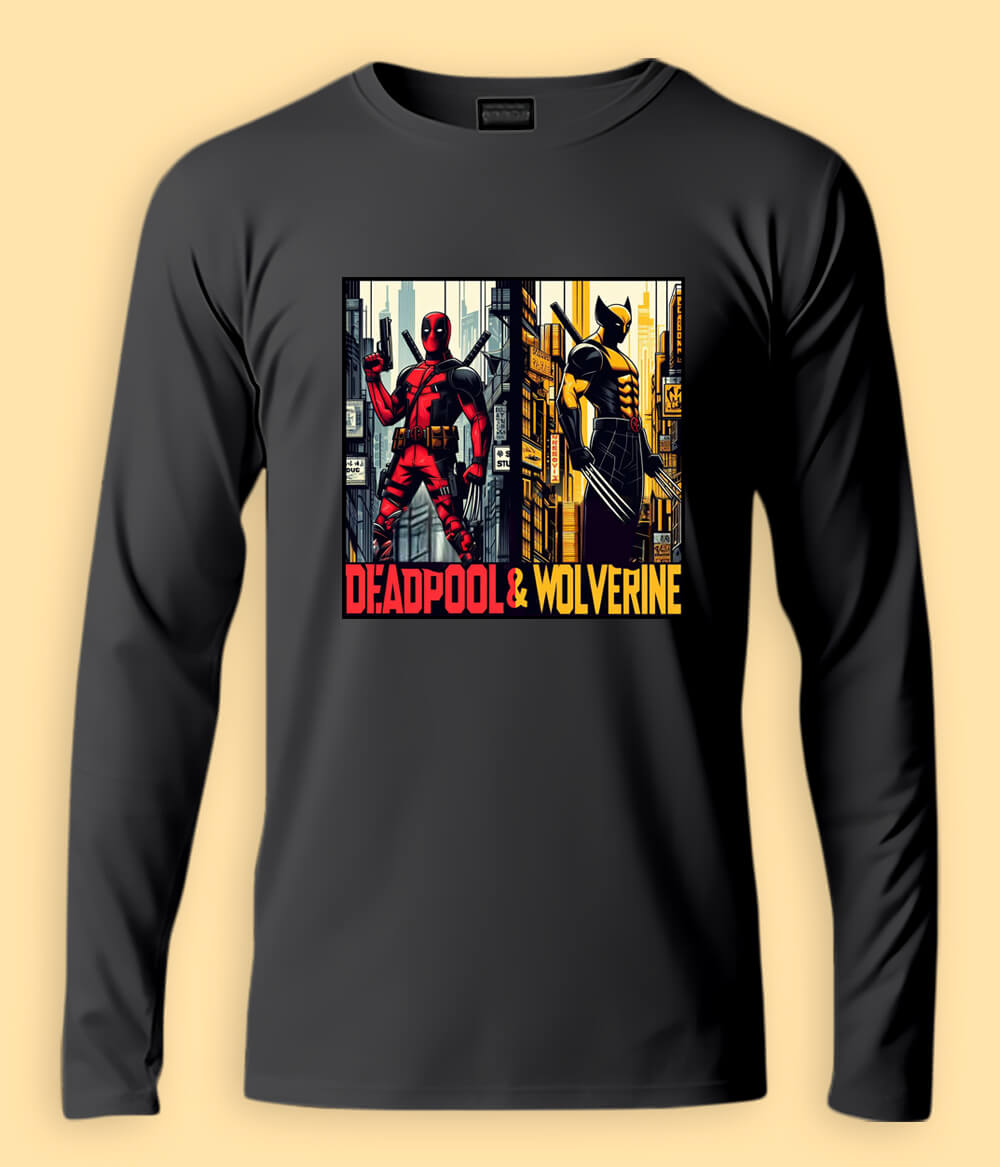 Deadpool & Wolverine Full Sleeve T-Shirt