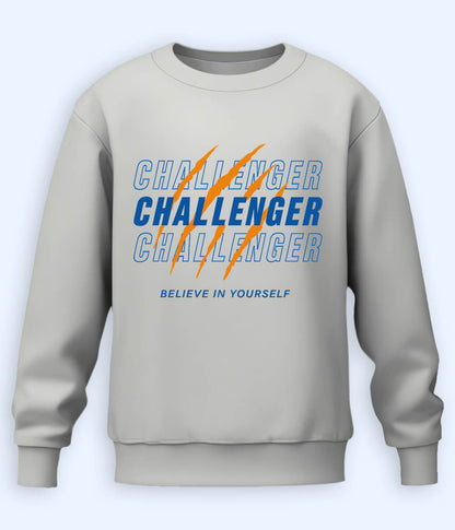 Heather Grey Challenge Accepted Sweatshirt (Unisex)