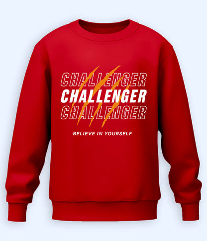 Red Challenge Accepted Sweatshirt (Unisex)