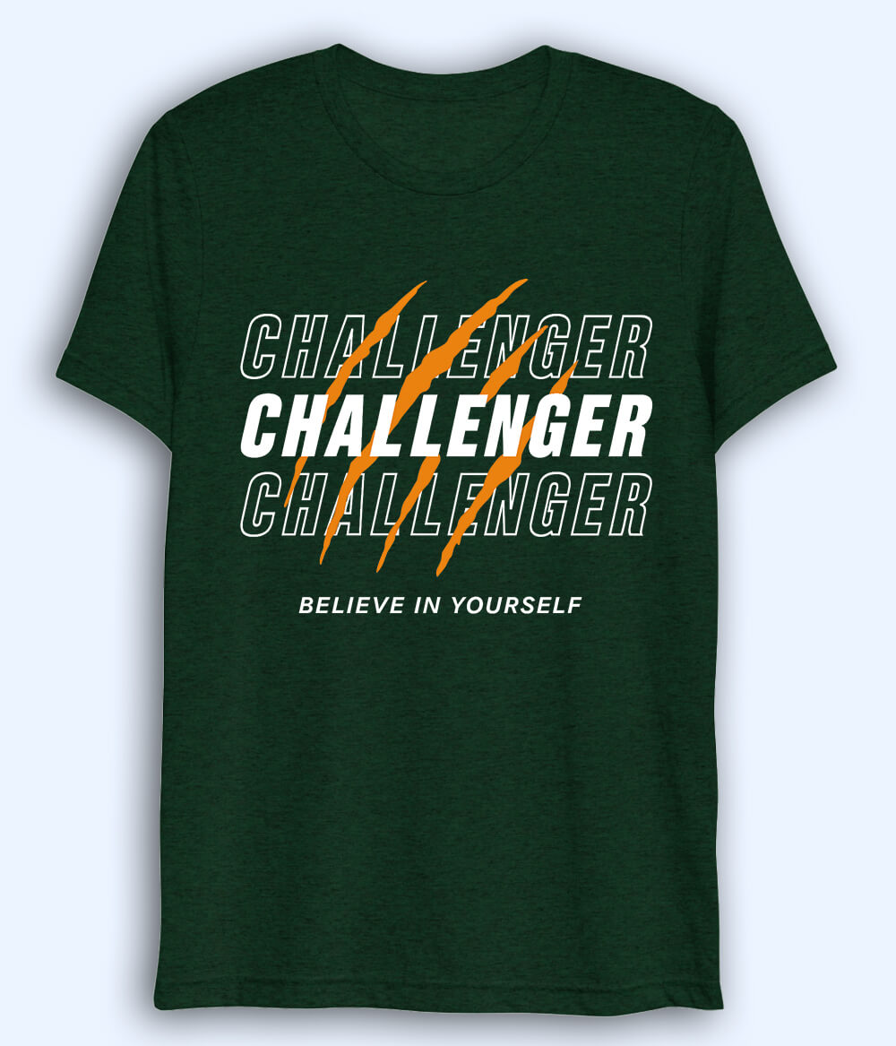Green Challenger Dri Fit T-Shirt (Unisex)