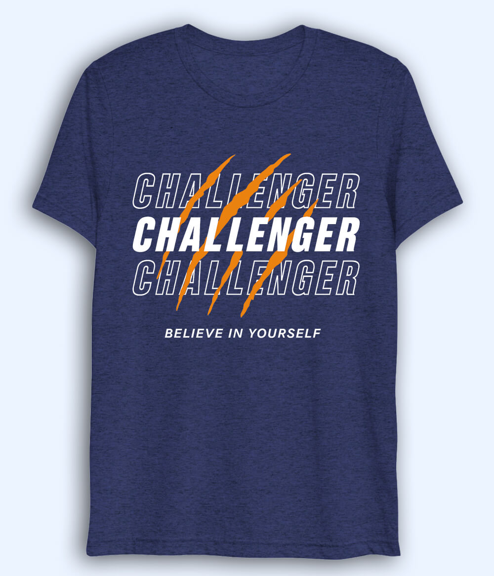 Navy Challenger Dri Fit T-Shirt (Unisex)