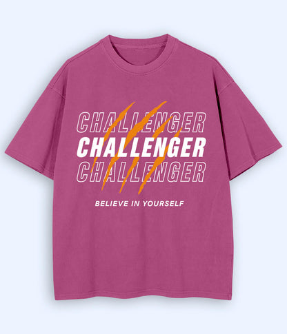 Light Purple Challenger Oversized T-Shirt (Unisex)