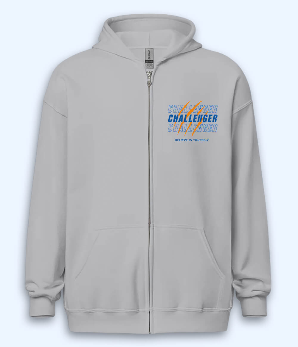 Challenger Zipper Hoodie (Unisex)