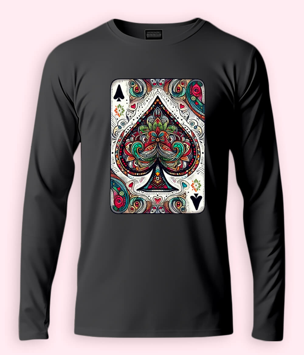 Ace of Spades Long Sleeve T-Shirt