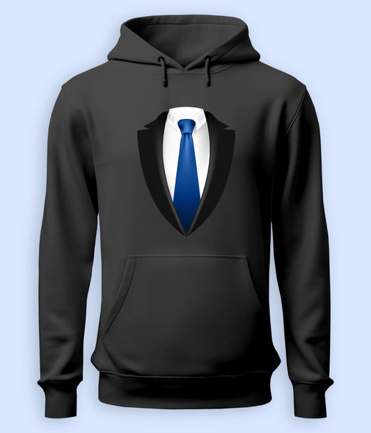 Formal Suit Graphic Hoodie