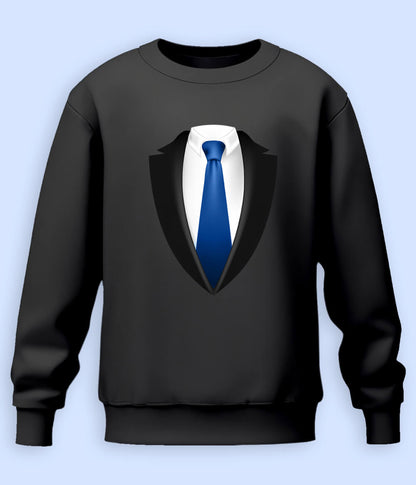 Formal Suit Graphic Sweatshirts