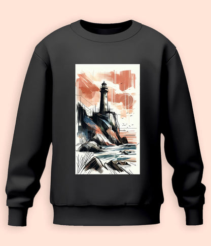 Gift for Ocean Lovers Lighthouse Sweatshirt
