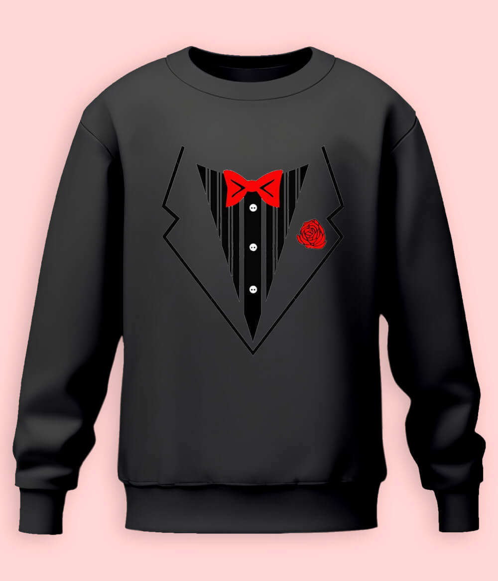 Men's Tuxedo Sweatshirt