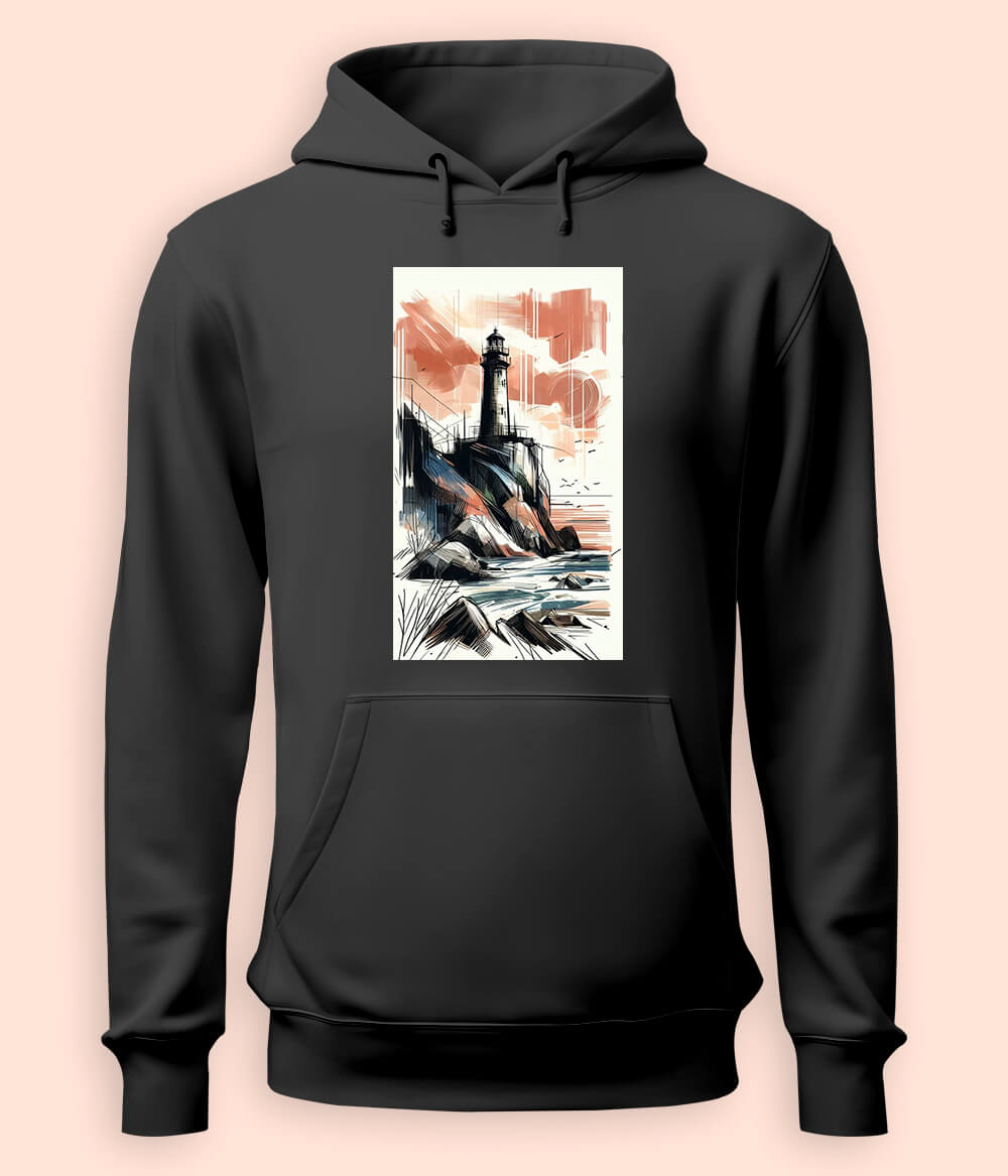 Ocean Beach Lighthouse Hoodie (Unisex