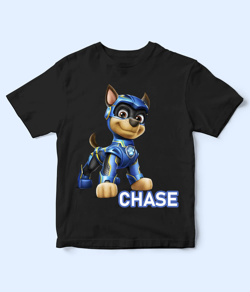 Chase Black Shirt for Kids