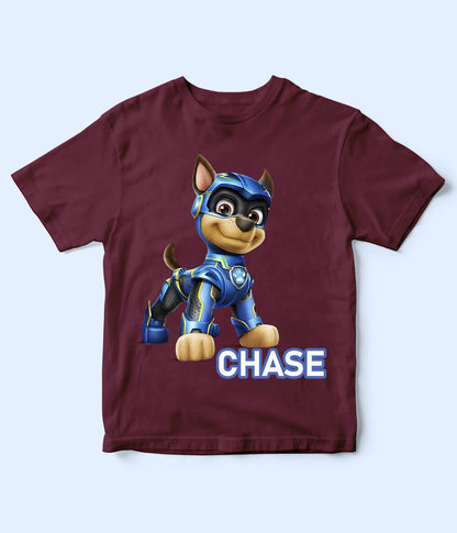 Chase Maroon Shirt for Kids
