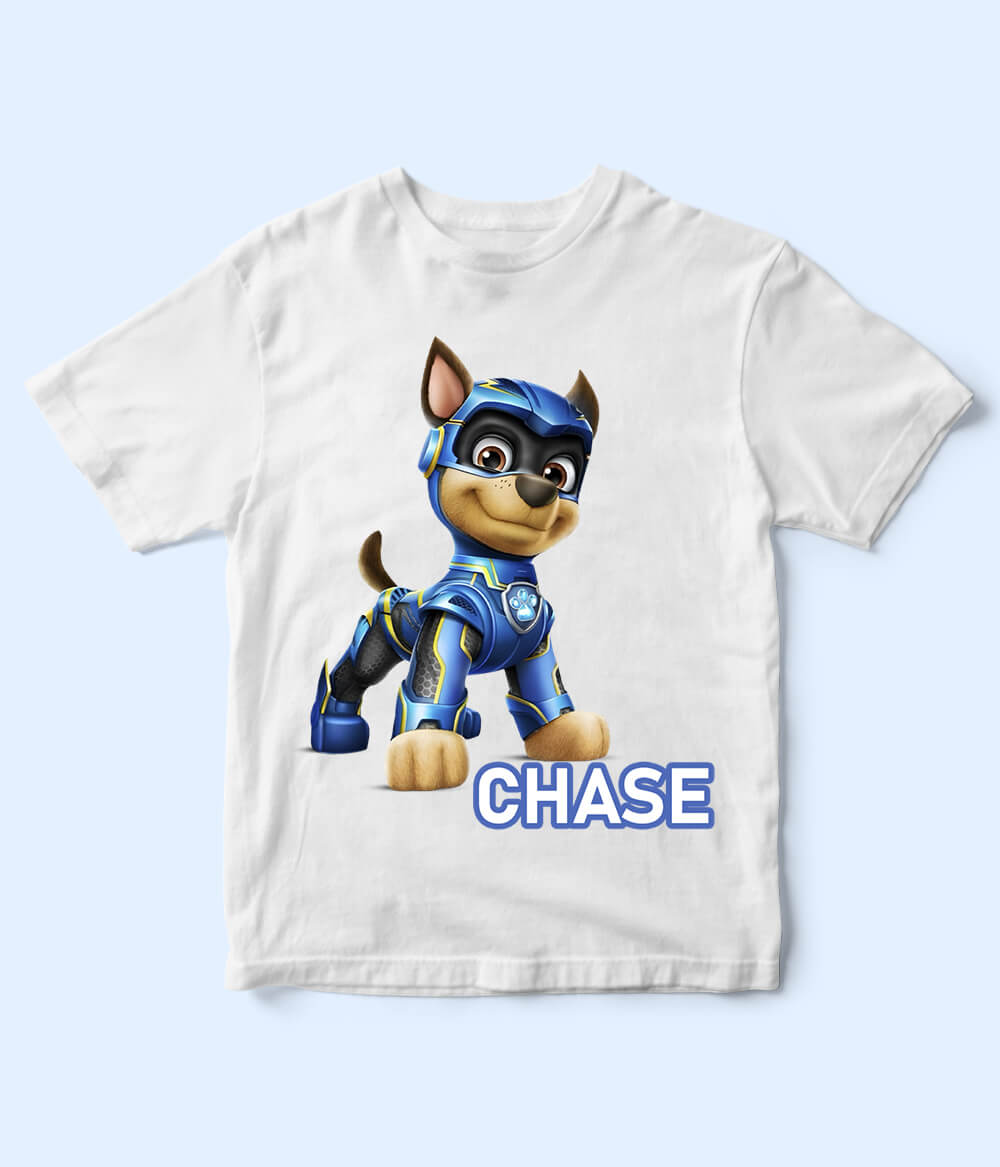 Chase White Shirt for Kids