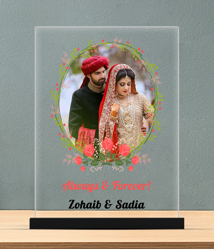 Couple Gift Acrylic Plaque (Customizable)