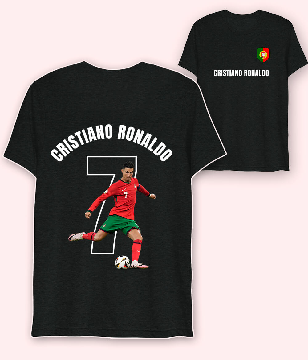 Cristiano Ronaldo CR7 Portugal Dri Fit Football T-Shirt