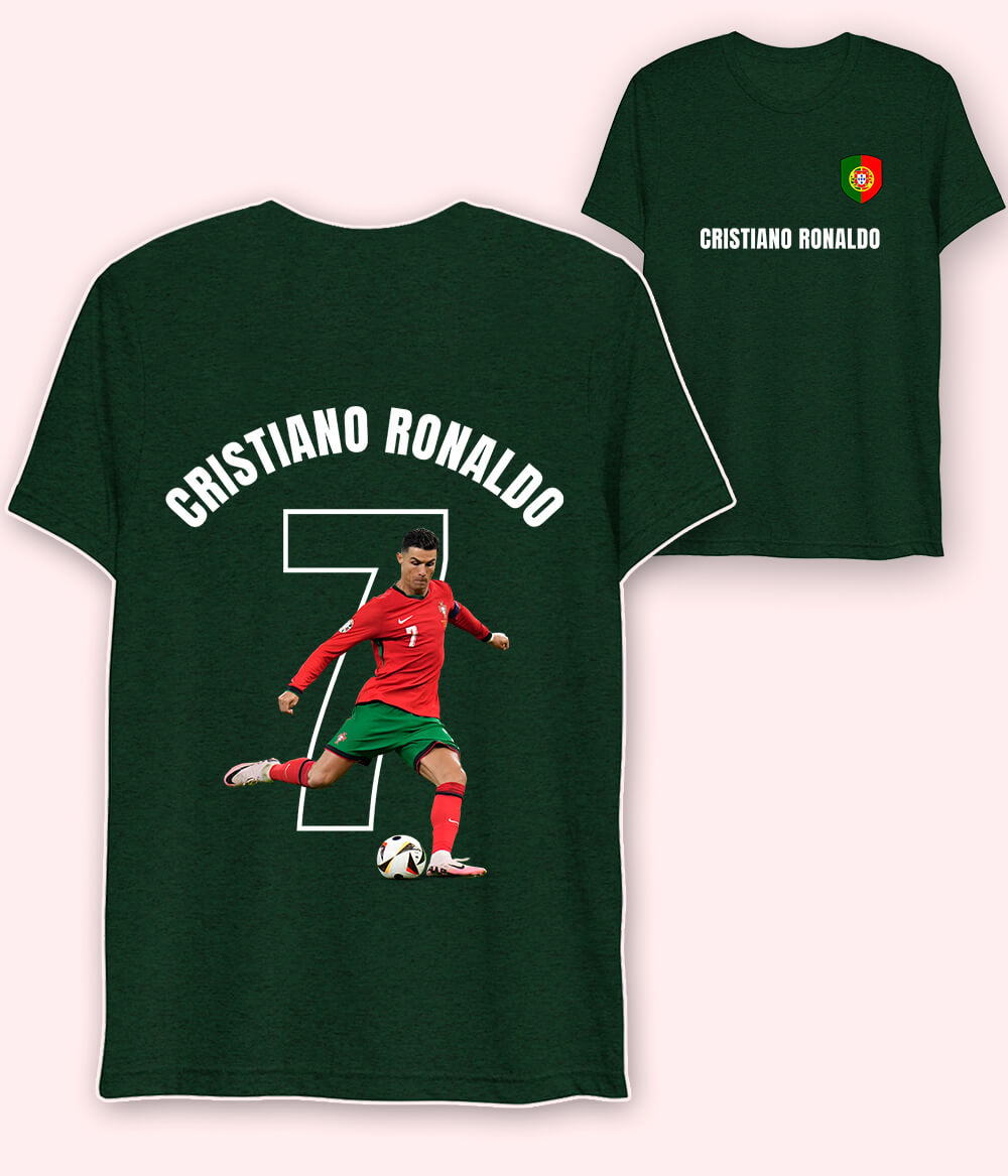 Cristiano Ronaldo CR7 Portugal Dri Fit Football T-Shirt