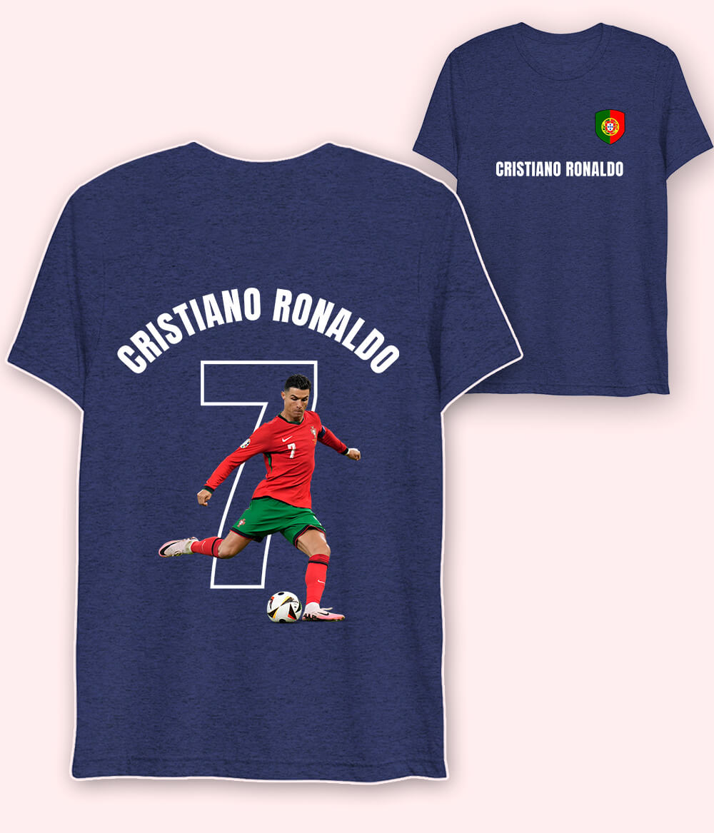 Cristiano Ronaldo CR7 Portugal Dri Fit Football T-Shirt