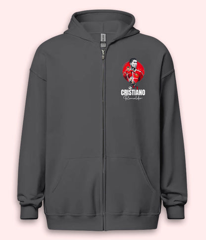 Cristiano Ronaldo Manchester United Zipper Hoodie
