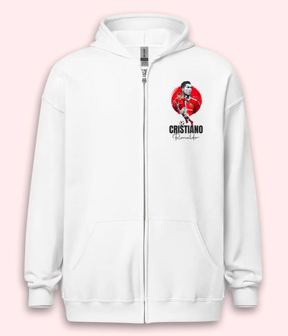 Cristiano Ronaldo Manchester United Zipper Hoodie