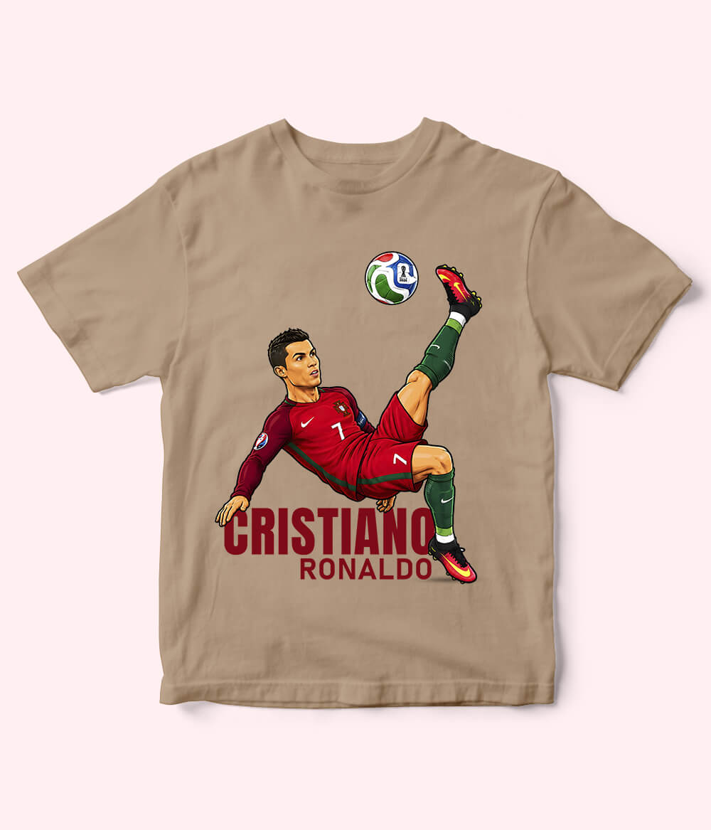 Cristiano Ronaldo Portugal Kids Football T-Shirt