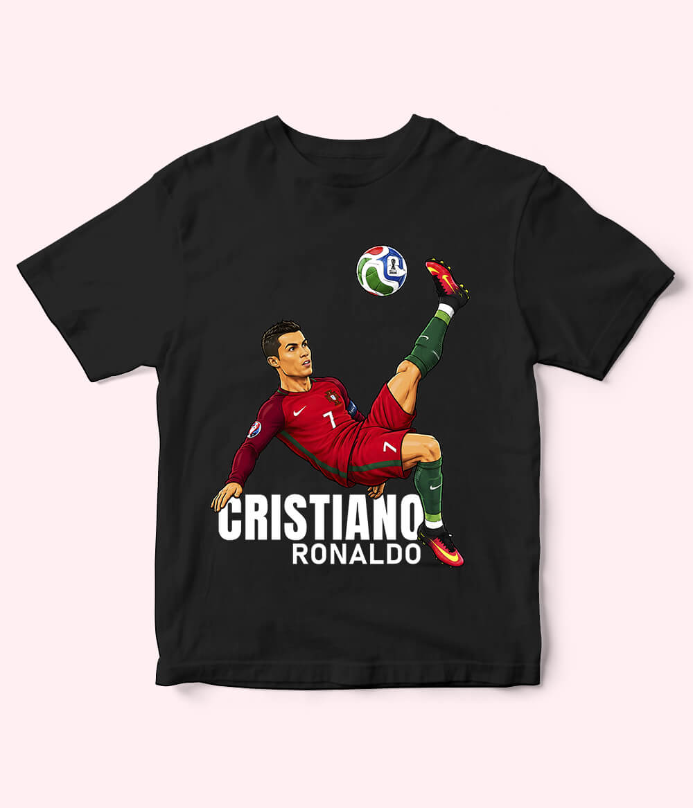 Cristiano Ronaldo Portugal Kids Football T-Shirt