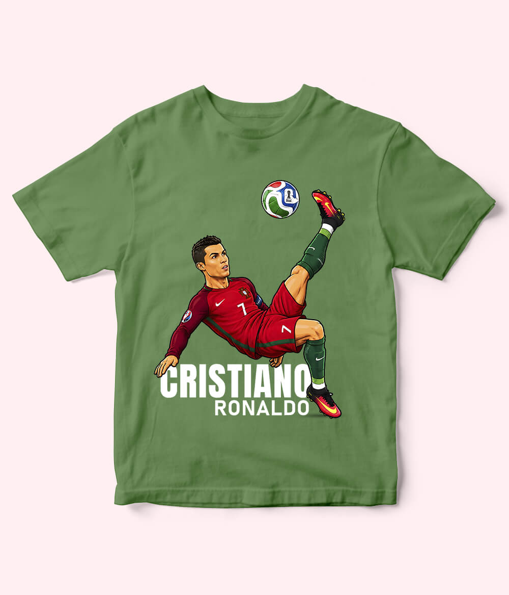 Cristiano Ronaldo Portugal Kids Football T-Shirt
