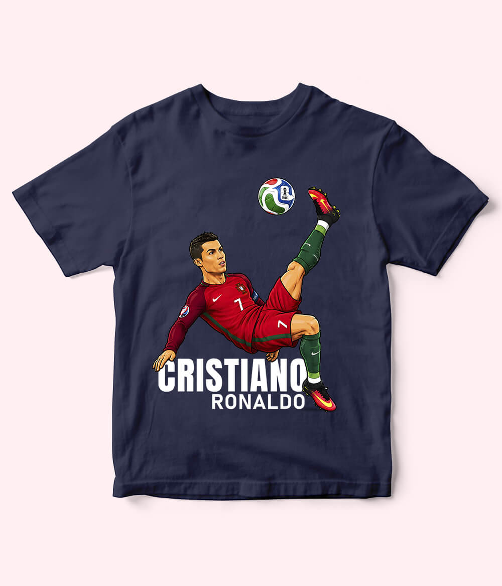 Cristiano Ronaldo Portugal Kids Football T-Shirt