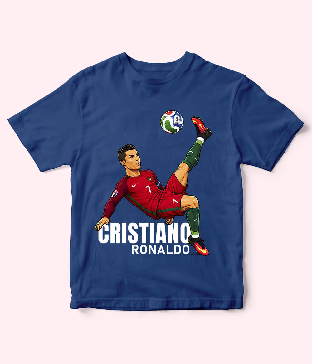 Cristiano Ronaldo Portugal Kids Football T-Shirt