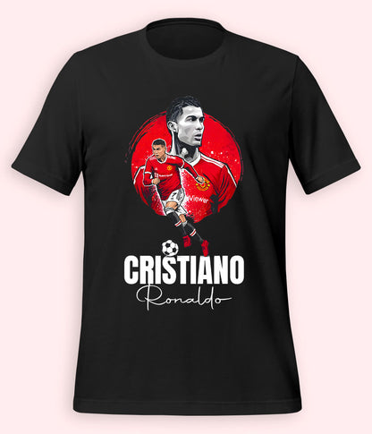 Cristiano Ronaldo Manchester United Football T-Shirt