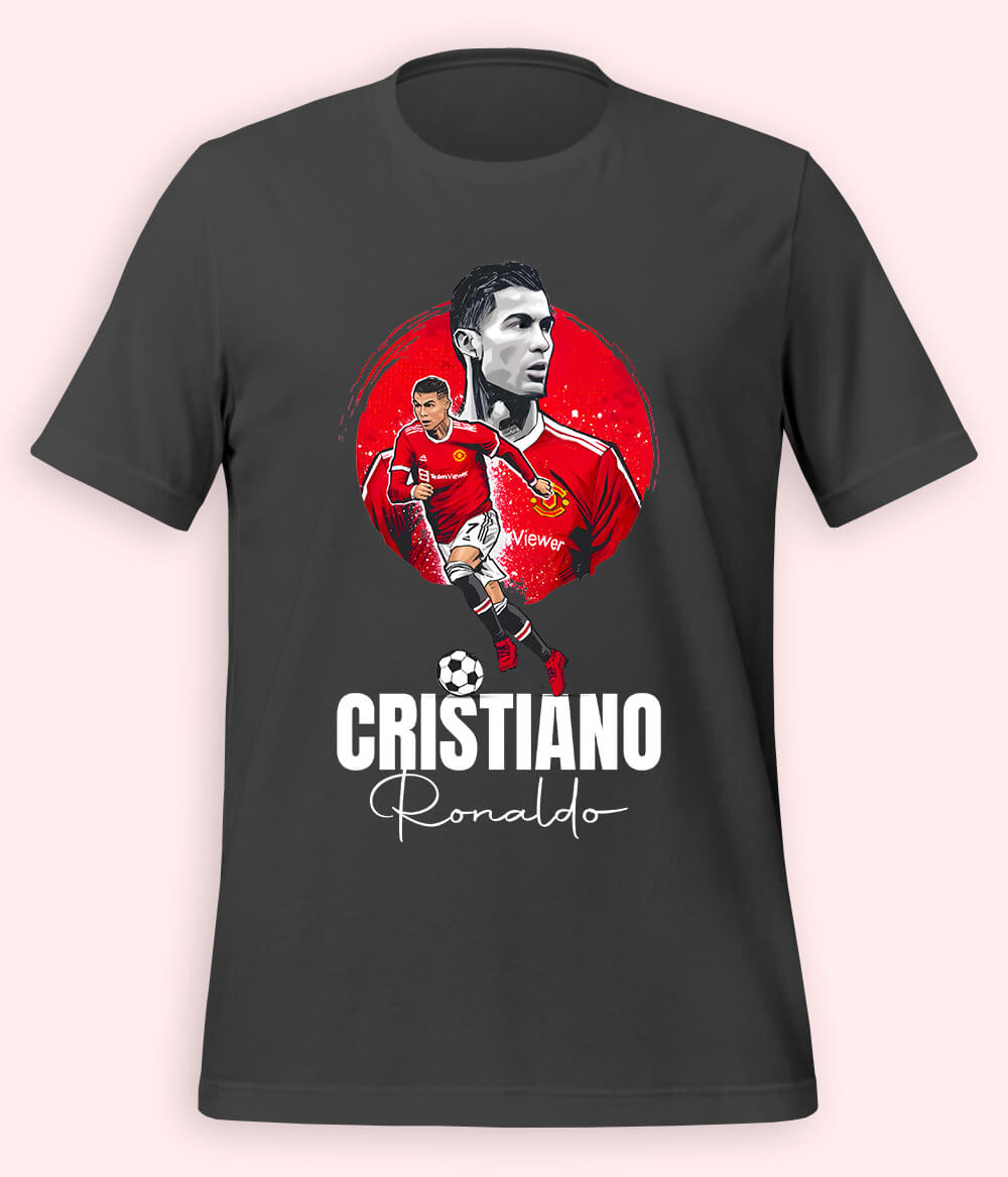 Cristiano Ronaldo Manchester United Football T-Shirt