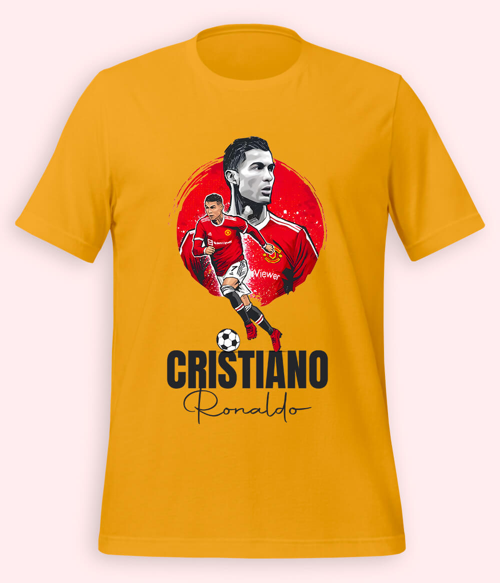 Cristiano Ronaldo Manchester United Football T-Shirt