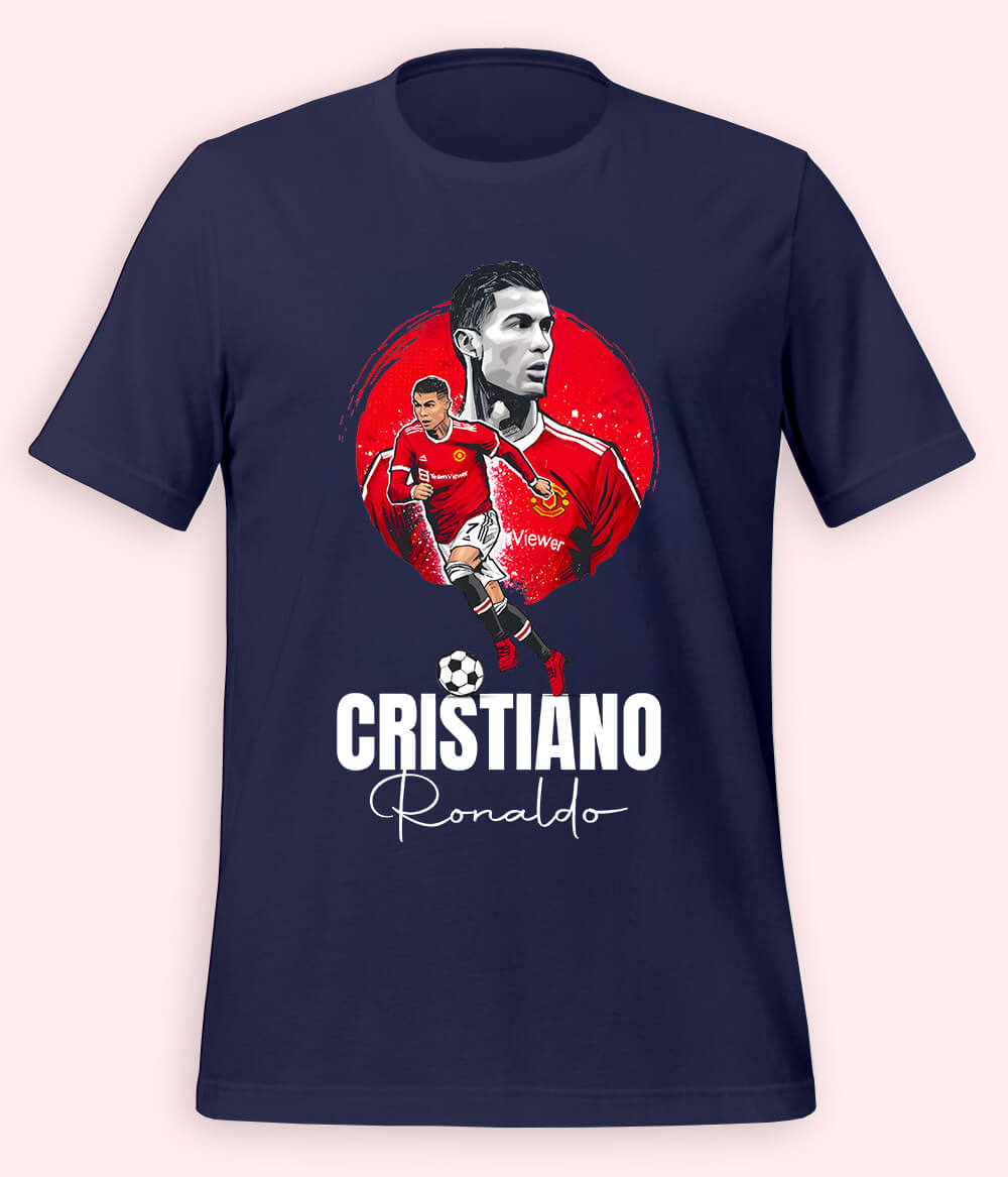 Cristiano Ronaldo Manchester United Football T-Shirt