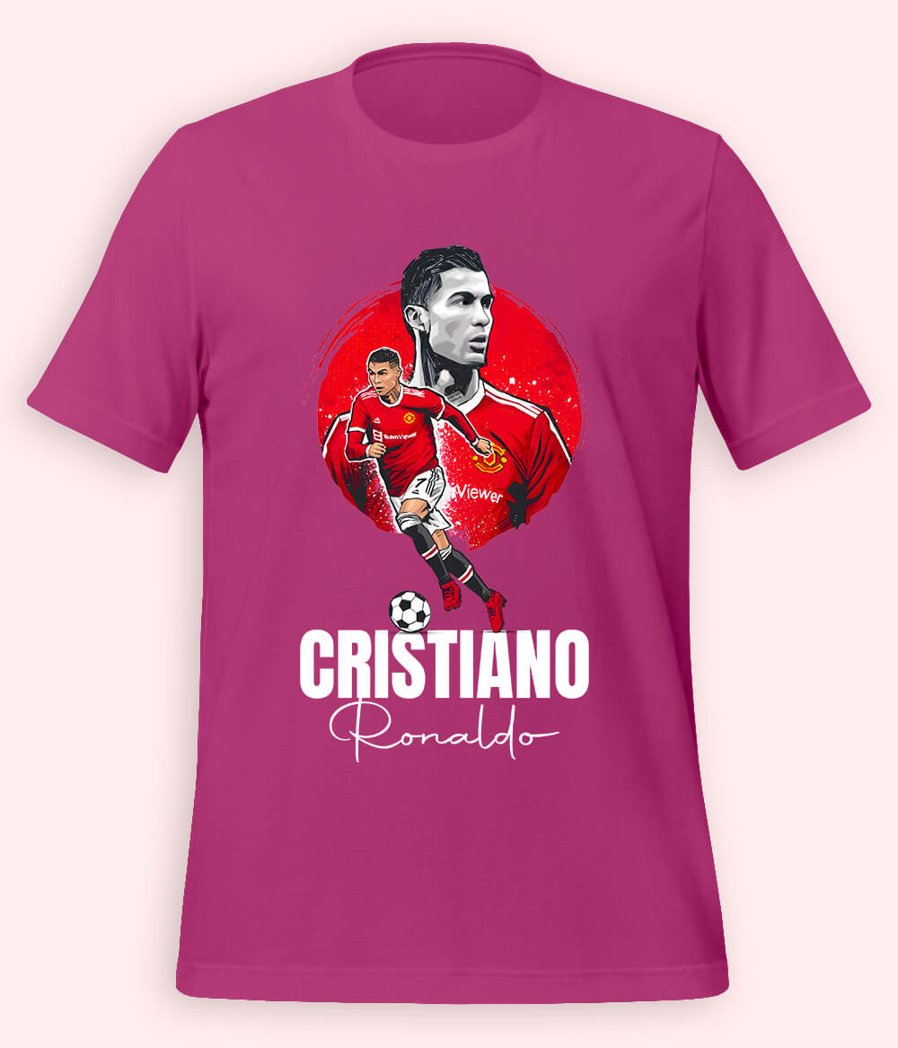 Cristiano Ronaldo Manchester United Football T-Shirt