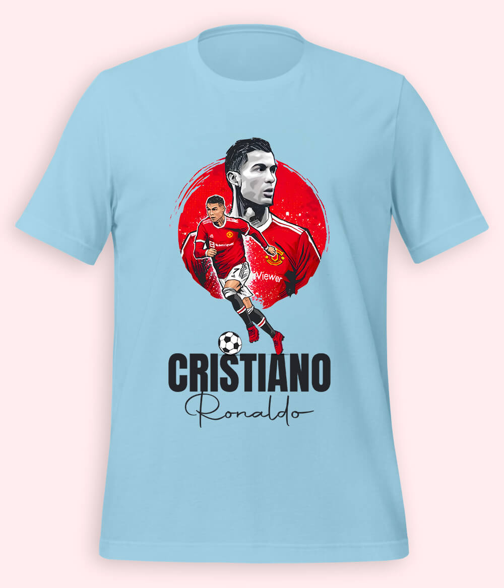 Cristiano Ronaldo Manchester United Football T-Shirt