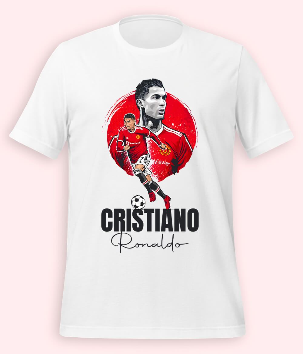 Cristiano Ronaldo Manchester United Football T-Shirt