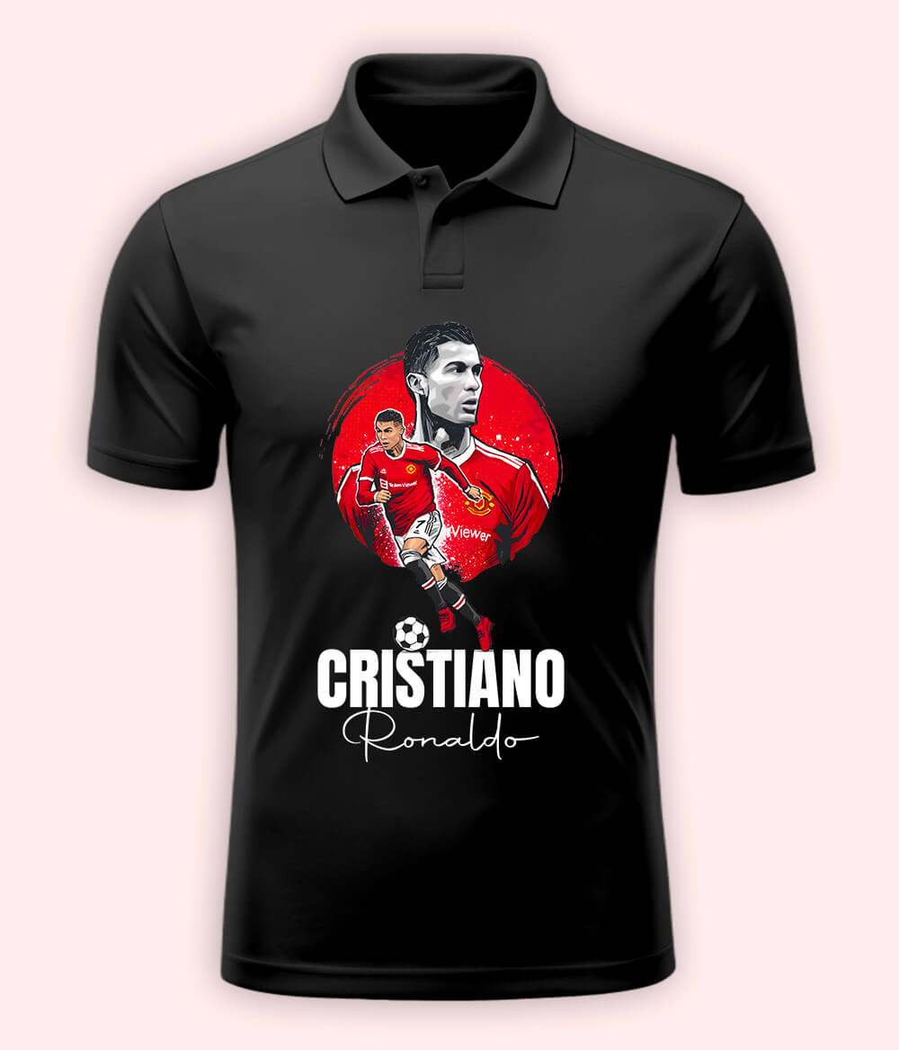 Cristiano Ronaldo Manchester United Polo T-Shirt
