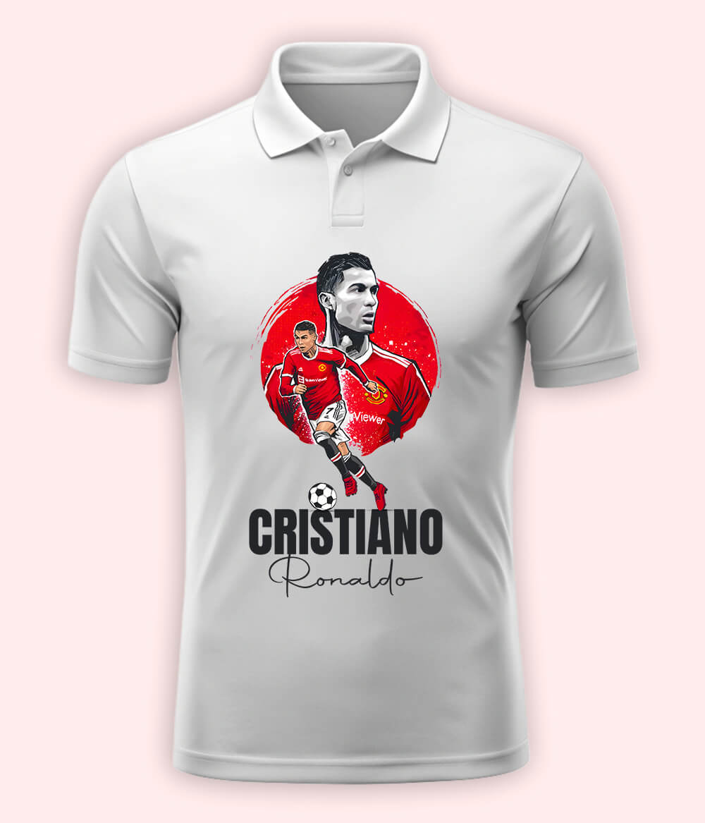 Cristiano Ronaldo Manchester United Polo T-Shirt