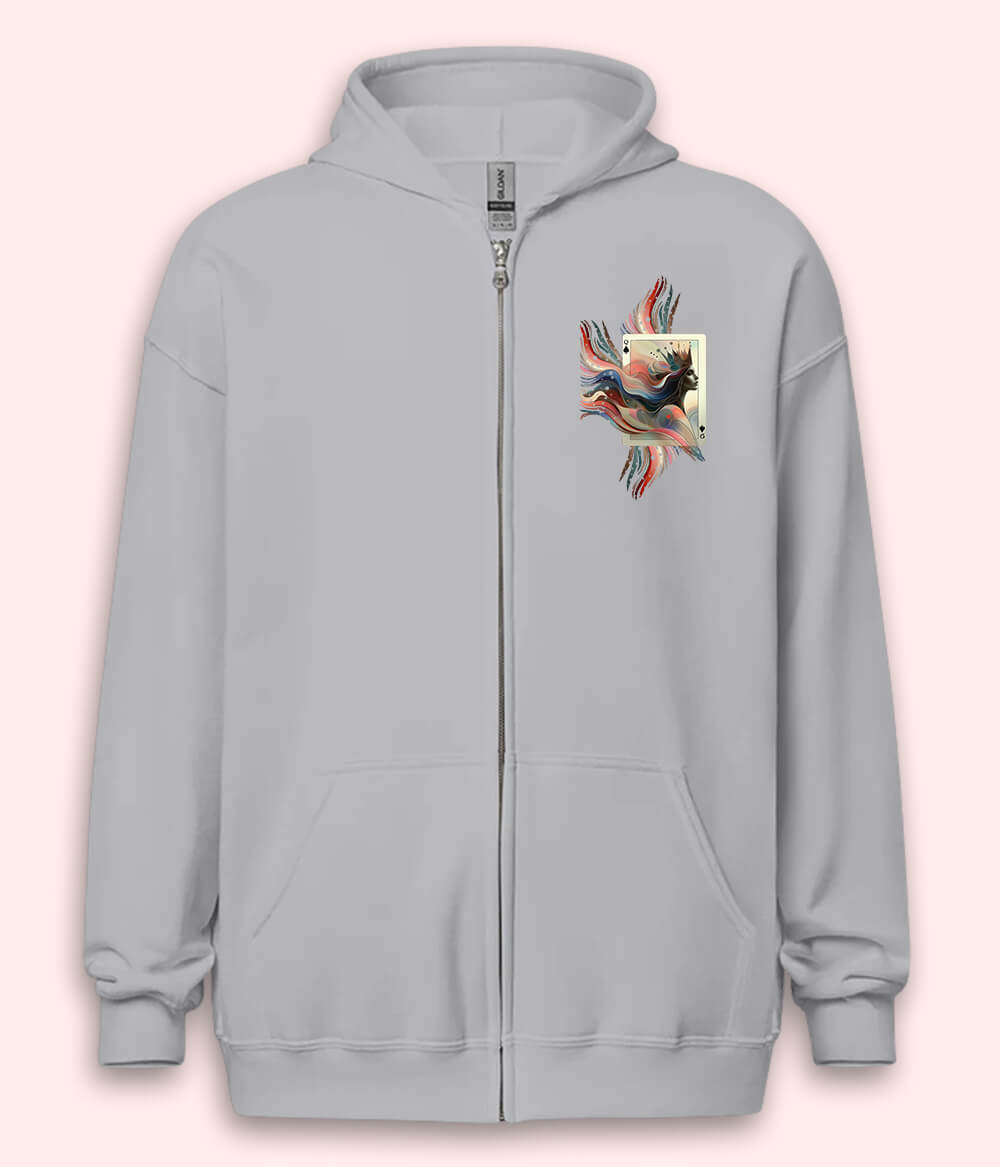 Crown Queen Zipper Hoodie