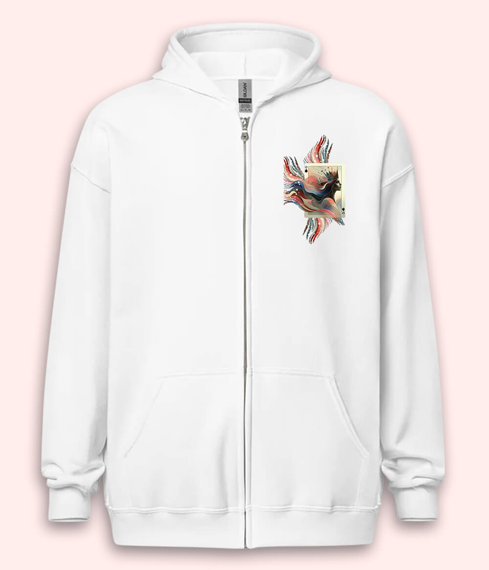 Crown Queen Zipper Hoodie