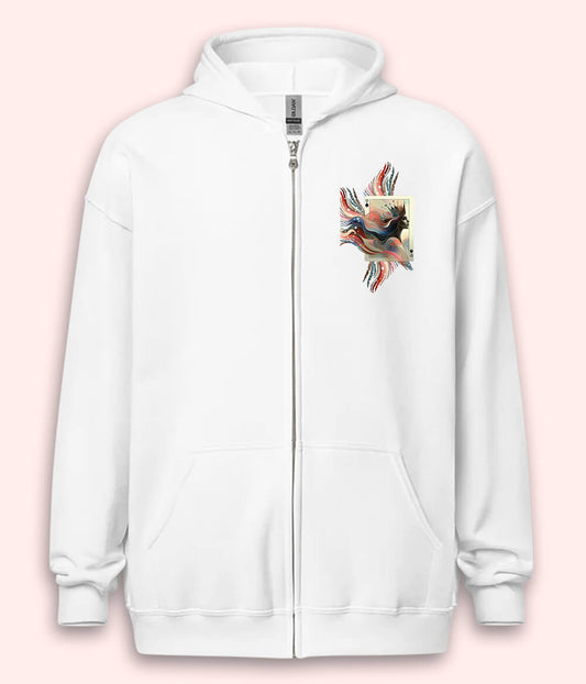 Crown Queen Zipper Hoodie
