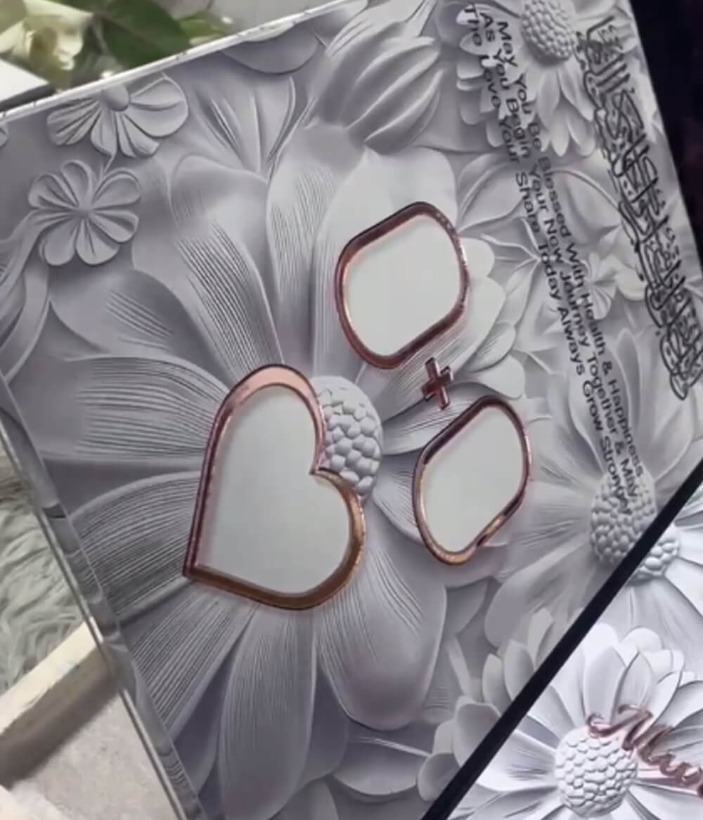 Custom Acrylic Wedding Book – Nikkah Book Pen and Box Thumb page