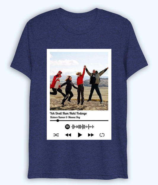 Custom Spotify Song Code Dri Fit T-Shirt (Unisex)