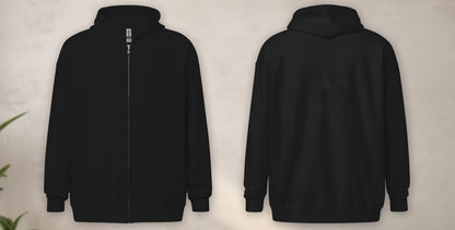 Custom-Zipper-Hoodie-Black